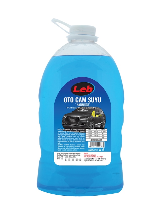 Leb Oto Cam Suyu 4 Lt