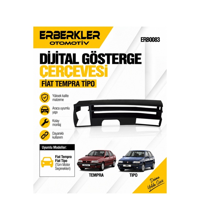 Dijital Gösterge Çerçevesi Fiat Tempra Tipo - Erb1840