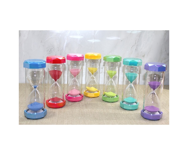 1 Adet Kum Saati Plastik Çerçeveli Renkli 10 Dakika Masaüstü Zamanlayıcı Hourglass Timer