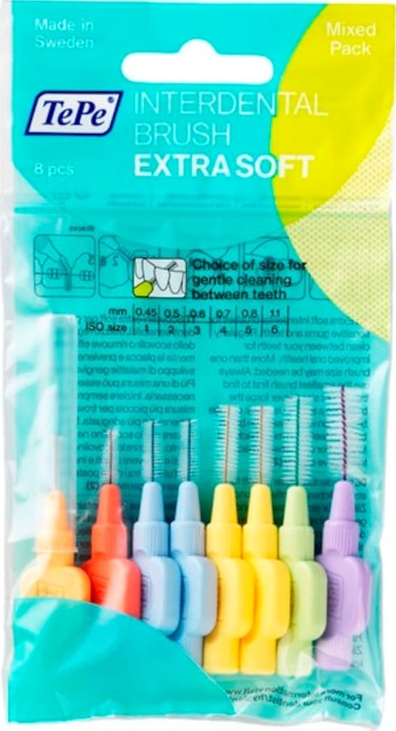 Tepe Extra Soft Arayüz Fırçası Karışık Set 8'li