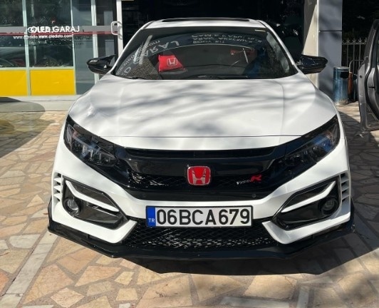 Oled Garaj Honda Civic Fc5 Type R Ön Tampon Boyasız 2016-2020