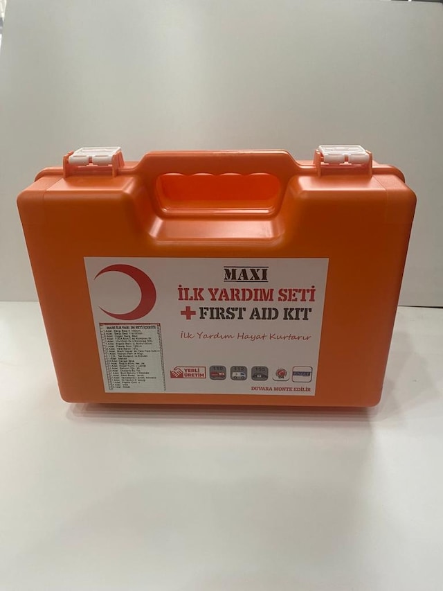 Maxi İş Güvenliği Yönetmeliğine Uygun İş Yeri İlk Yardım Çantası