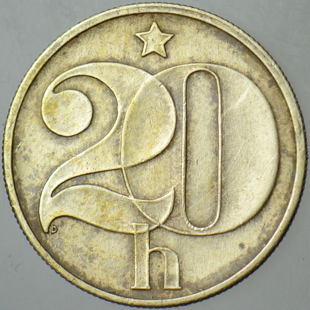 Çekoslovakya 20 Haleru 1987.