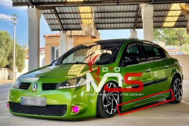 Renault Megane 2 Gtx Marşpiyel Takım Fiberglass Boyasız