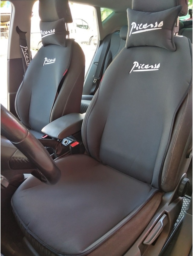 Citroen Picasso Nakışlı Ön Ikili Oto Koltuk Kılıfı