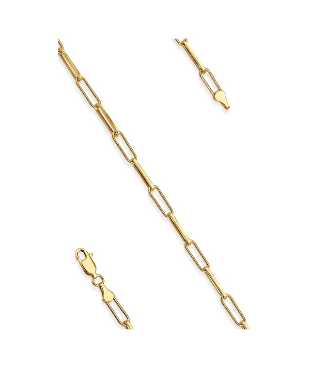 14 Ayar Altın Ataç Bileklik 5 Mm Sarı Altın
