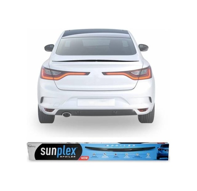 Renault Megane 4 Spoiler Bagaj Üstü Sunplex Piano Black