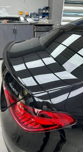 Mercedes W206 Spoiler Parlak Siyah Abs Plastik 2021+