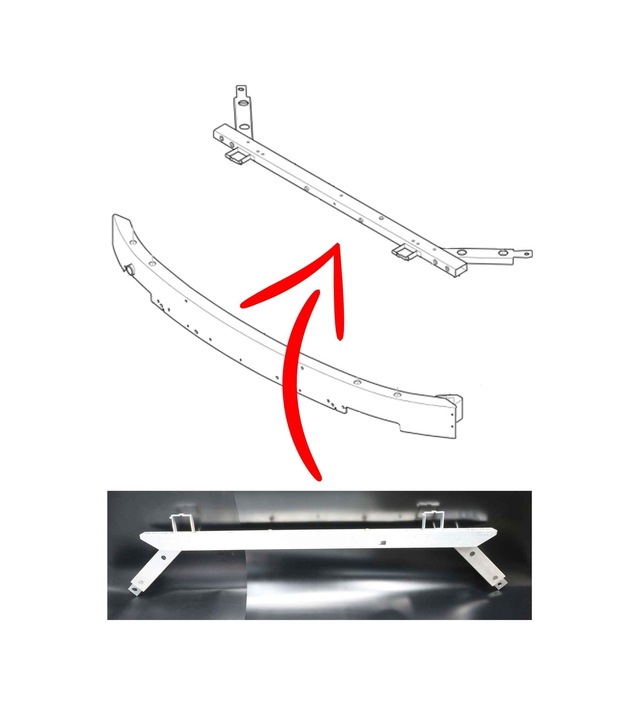 Volvo Xc60 Ön Panel Üst Alüminyum Çapraz Demir 2018 2025