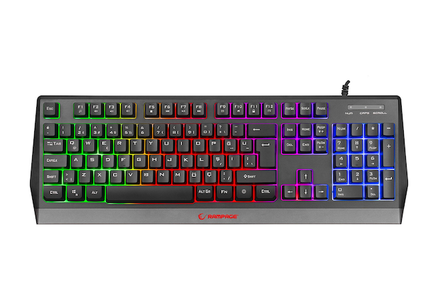 Rampage KB-R52 STYLE Rainbow Aydınlatmalı Gaming Oyuncu Klavye