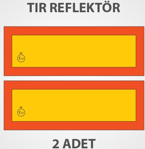 Tır Arka Işaret Reflektörü Metal Sac Malzeme