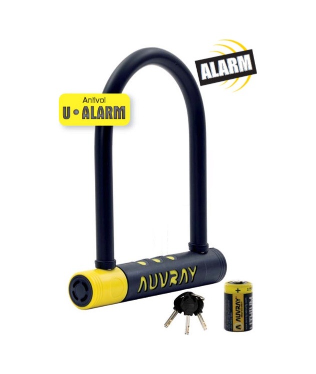 Auvray Alarmlı U Kilit 128x245 D.14