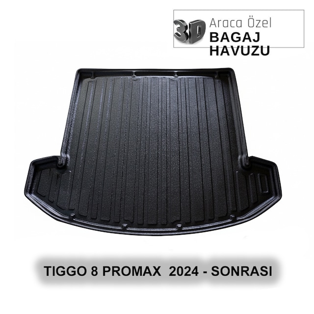 Chery Tıggo 8 Pro Max 2024+ Araca Özel 3d Bagaj Havuzu