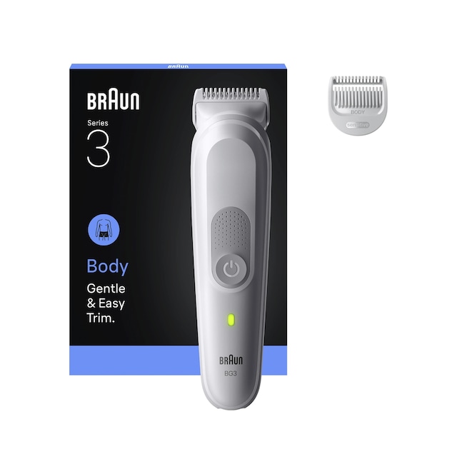 Braun Vücut Tıraş Makinesi Series 3, +2 Aksesuar, Su Geçirmez, Bg3500 8 Saat