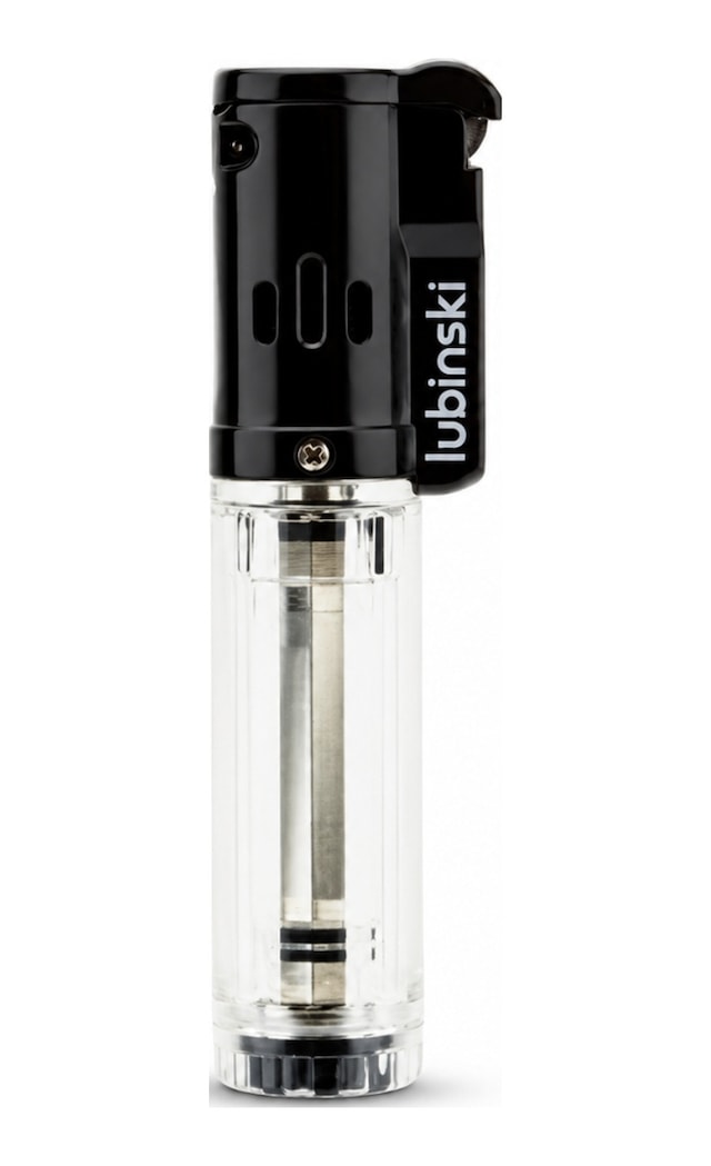 Lubinski Cigar Basic Slim Tek Torch Puro Çakmağı Beyaz Lb-208