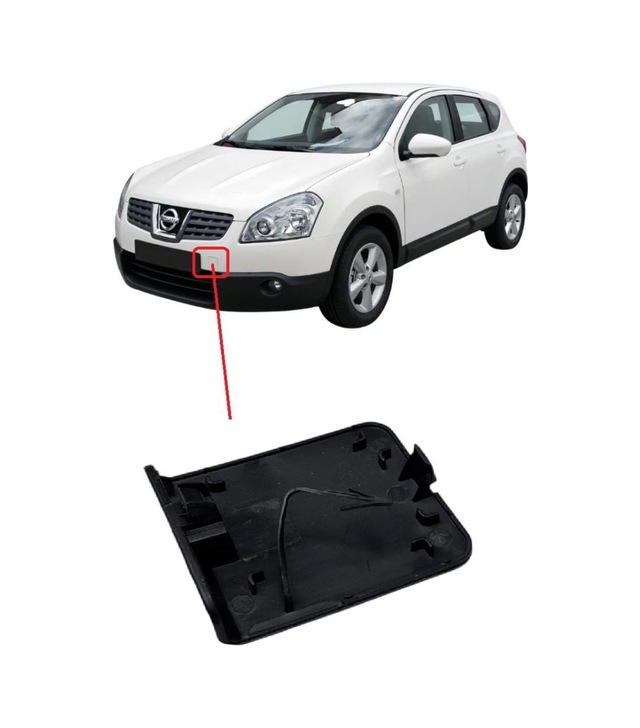 Nissan Qashqai Ön Tampon Çeki Demir Kapağı 2007-2010