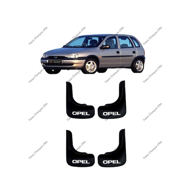 Opel Corsa B 1993-2000 4lü Paçalık, Çamurluk, Tozluk OPL1UX007