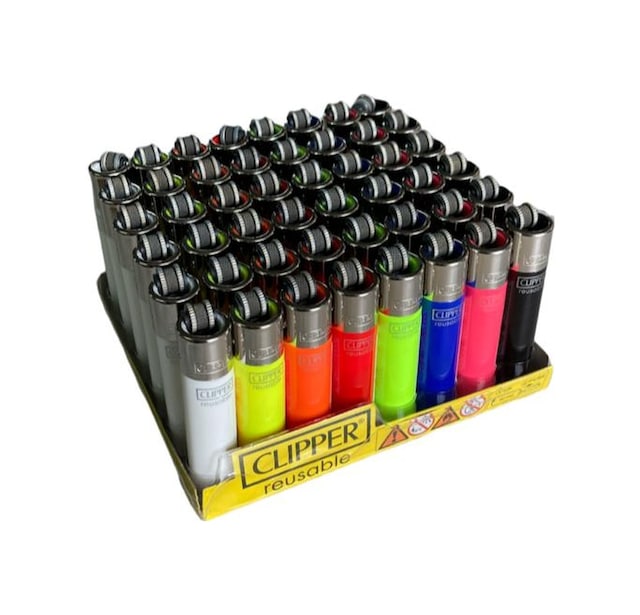 Clipper Renkli Micro Taşlı Çakmak 48 Adet 5732