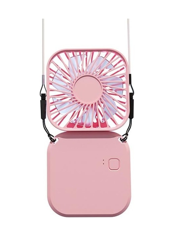 Torima F-05 Mini Fan Tutmalı Şarjlı 3 Kademeli Vantilatör Klima Soğutucu Fan Pembe