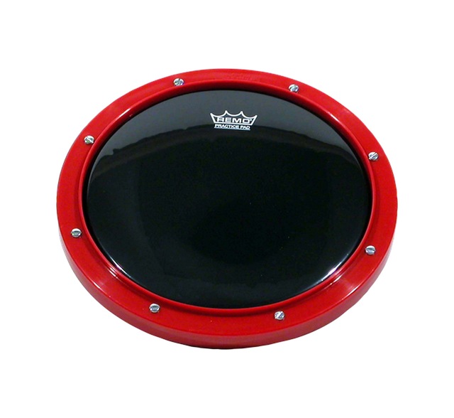 Remo Rt-0008-58 20,32 Cm Kırmızı Ayarlanabilir Egzersiz Pedi Ambassador Abanoz Davul Başlıklı