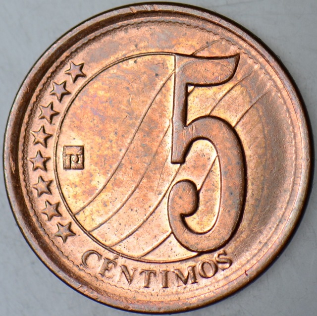 Venezuela 5 Centimos 2009 Çilaltı.