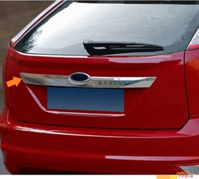 Ford Focus 2 HB Uyumlu 2008-2011 Krom Bagaj Çıtası Paslanmaz Çelik