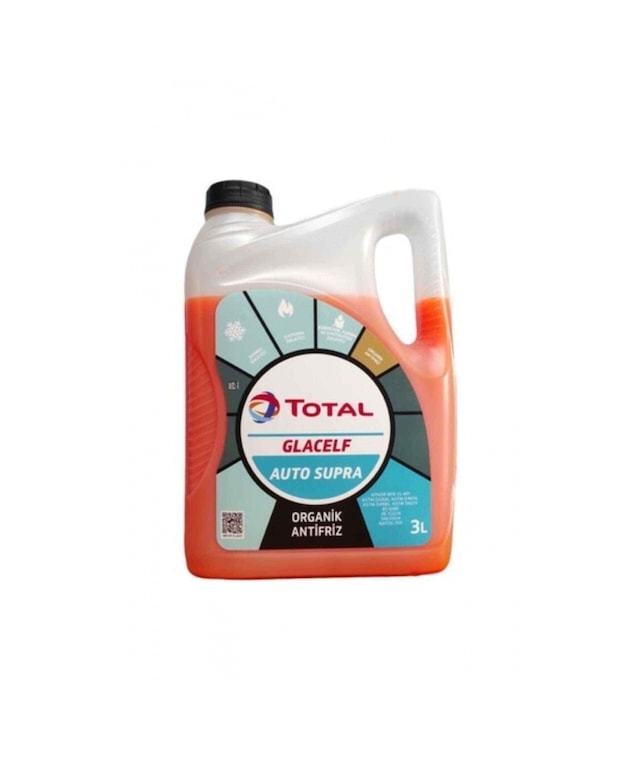 Total Kırmızı Glacelf Auto Supra 3Lt Kırmızı Ant