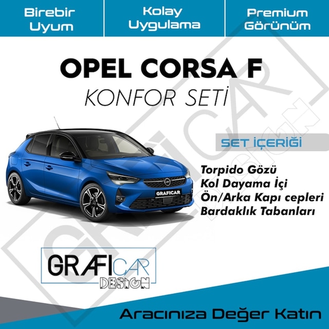 Opel Corsa F Konfor Seti -Araç Içi Ses Kumaş Kaplama