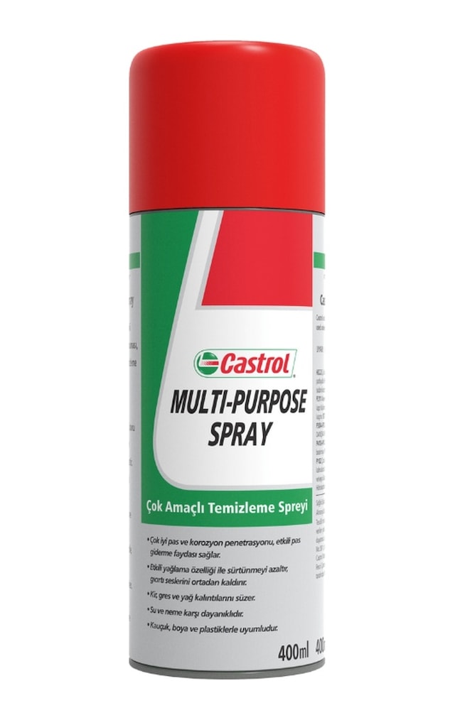 Castrol Multi Purpose Sprey, Çok Amaçlı Temizleme Spreyi 400 ML