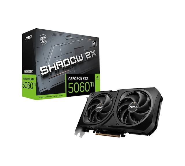 Msı Geforce Rtx 5060tı 16gb Shadow 2x Oc Plus Gddr7 128bit Dx12 Aeae1msı0225