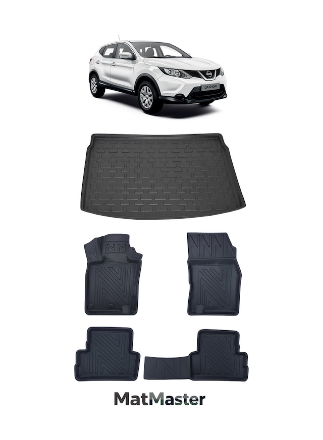 Nissan Qashqai 2020 Model 5d Premium Ekstra Havuzlu Paspas Ve Bagaj Havuzu Set