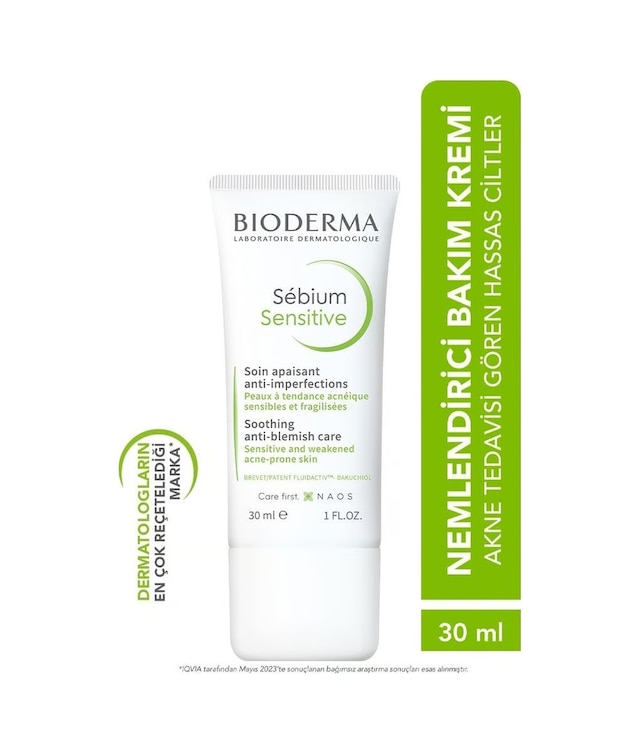 Bioderma Sebium Sensitive Hassas ve Düzensiz Ciltler için Krem 30 ML