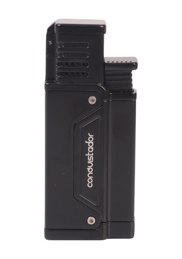 Conquistador Tek Torch Pürmüz Siyah Delicili Metal Puro Çakmağı Cnq-035