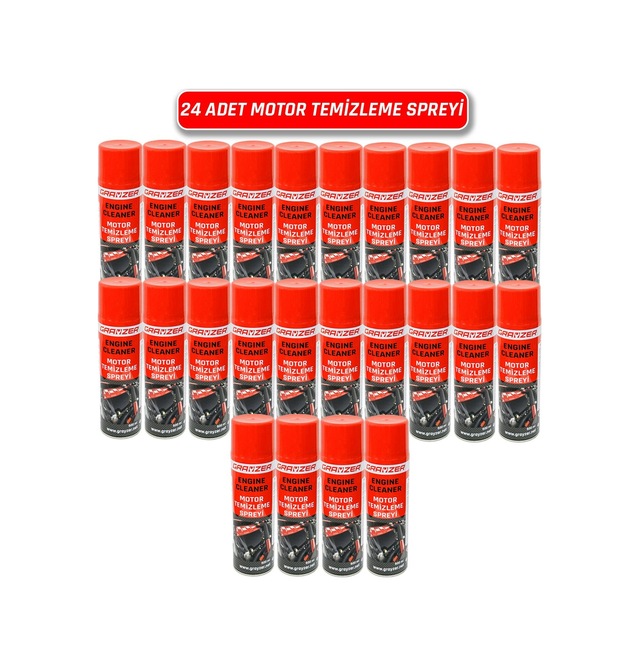 Grayzer Motor Temizleme Spreyi 500 Ml 1 Koli 24 Adet