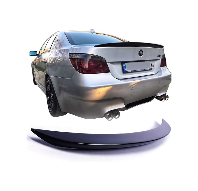 Bmw E60 Uyumlu M5 Spoiler İthal Pianoblack Boyalı Spoiler