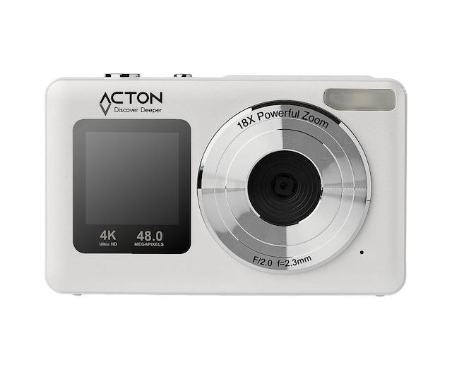 Acton Selfix Dijital Fotoğraf Makinesi Beyaz