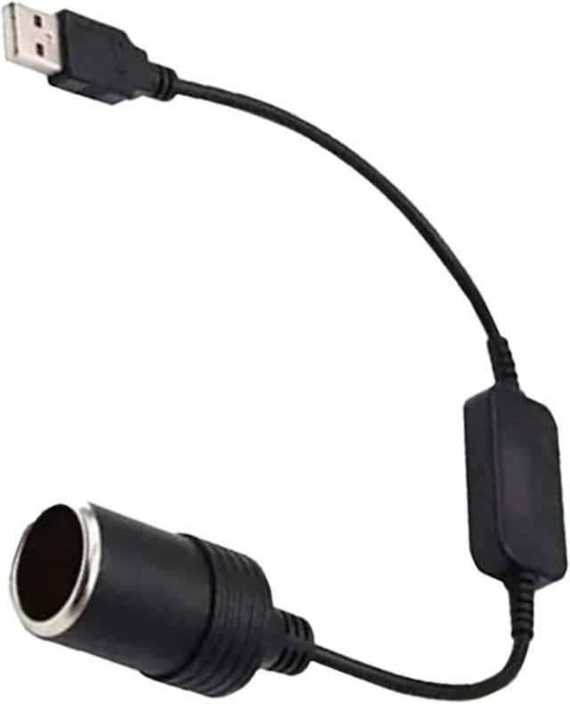5 volt dişi çakmaklık uzatma kablosu 35 cm