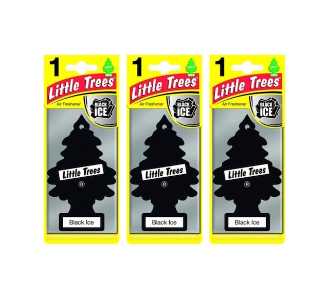 Little Trees 3'Lü Set Black İce - Parfüm Oto Kokusu