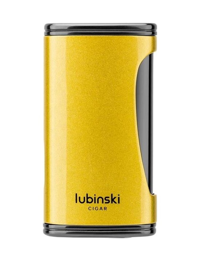 Lubinski Yeni Seri Dahili Delicili Yaprak Alev Puro Çakmağı Gold Lb-200