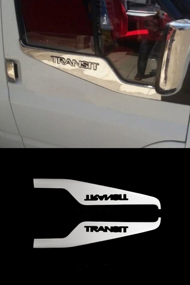 FORD TRANSİT KROM CAM ÇITASI YAZILI 2003-2013 P.ÇELİK