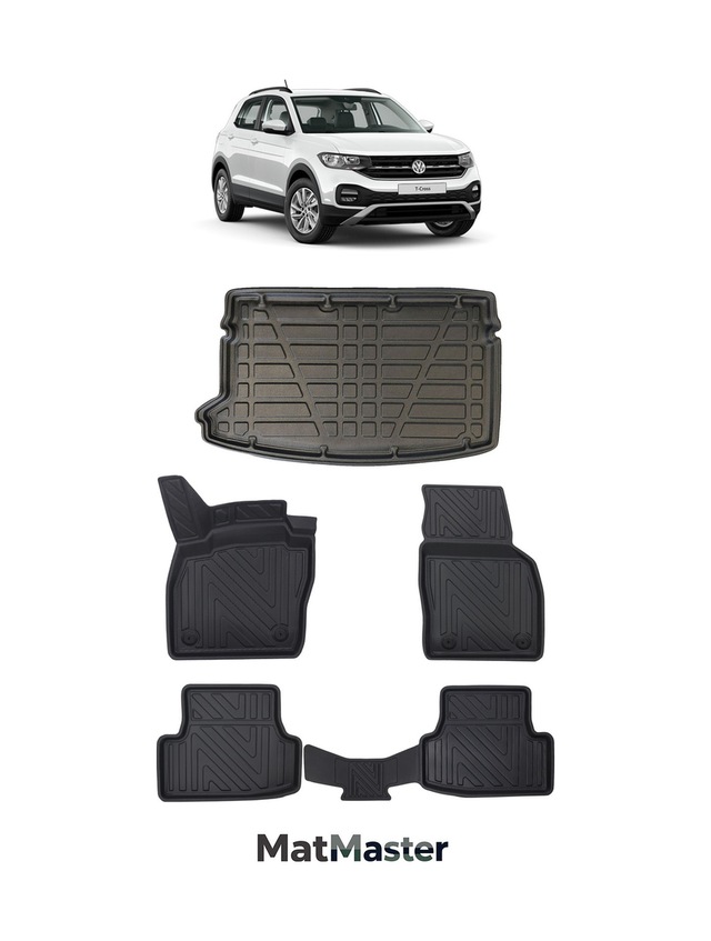 Volkswagen T-cross 2026 Model 5d Premium Ekstra Havuzlu Paspas Ve Bagaj Havuzu Set