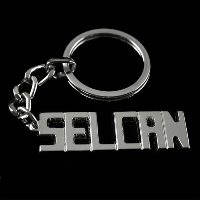 Selcan - 173 - - Spt-gld - İsimli Anahtarlık Çok Renkli