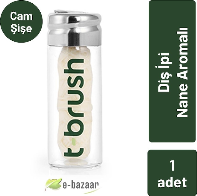 T-Brush Naneli Cam Şişe Diş İpi - 30 metre