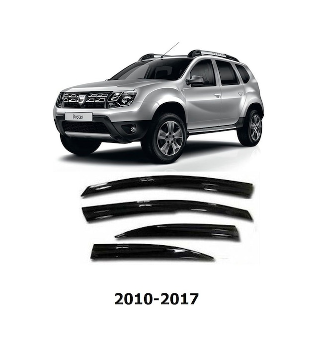 Dacia Duster Cam Rüzgarlığı 2010-2017 Parlak Siyah Ithal