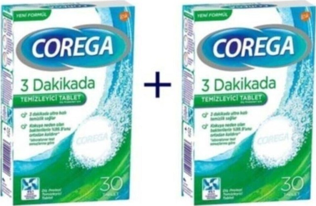 Diş Protezi Beyazlatıcı Temizleyici 30 Tablet 1 Adet