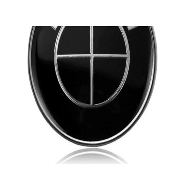 Bmw Araçlar İçin Bagaj Logosu Fullsiyah 74 MM