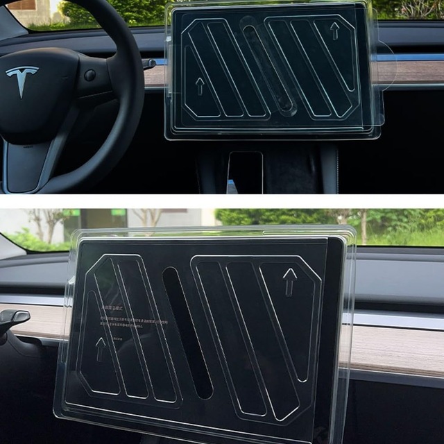 Tesla Model Y/model 3 İçin Ön Ekran Koruyucu Temperli Cam
