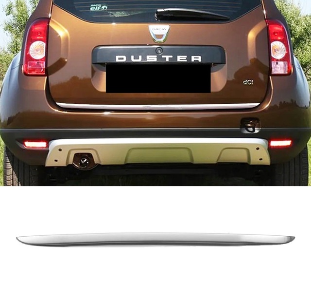 Dacia Duster 2010-2017 Arası Krom Bagaj Alt Çıta P.çelik