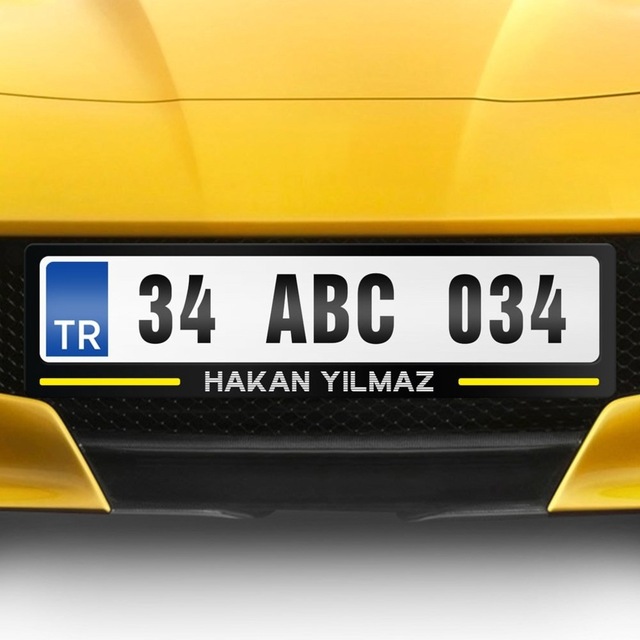 Kişiye Özel Plakalık - 1 296112041