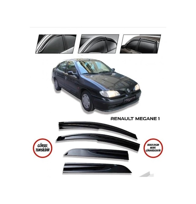 renault megane 1 cam rüzgarlığı (KUTULU GÖNDERİM)